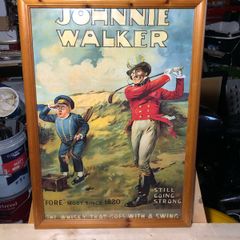 Johnnie Walker poster Framed
