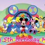 Mickey Mouse Birthday Banner Personalised with your photos Image 10
