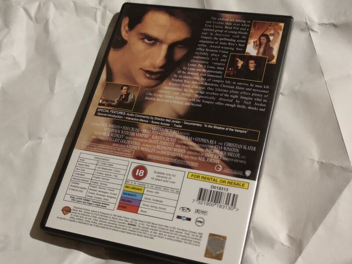 Interview with a Vampire Dvd