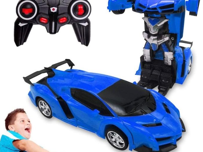 2 in 1 Transforming Remote Control Car, One Click Deformation Robot RC Car Toys for Kids Age 3 4 5 6  Year Old, Rechargeable 360 Degree Rotation with Light MULTIPLE COLOURS AVAILABLE (FREE POSTAGE)