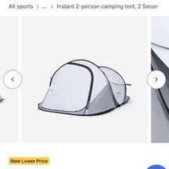 Two man pop up fresh & black tent