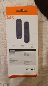 M5 Wireless Air Mouse Remote & Mini Keyboard Bluetooth 5.2 2.4GHz