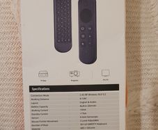 M5 Wireless Air Mouse Remote & Mini Keyboard Bluetooth 5.2 2.4GHz