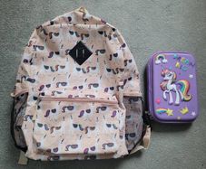 Llamacorn Backpack & Pencil case