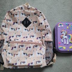 Llamacorn Backpack & Pencil case