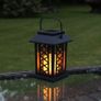 Garden Candle Lantern - Solar Powered - Flickering Effect - Amber LED - 17.5cm by Festive Lights Image 6