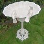 Cast Iron Bird Bath Victorian Style Image 6