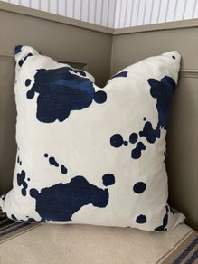 New Raine and Humble washed cotton and linen cushion COVER