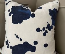New Raine and Humble washed cotton and linen cushion COVER