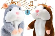 Learn To Imitate Talking Little Hamster Animal Plush Funny Toy Talking Nod Hamster Doll Soothing Crying Baby Toy Kids Gift