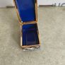 Rare 2003 Franz Porcelain Seagull Decor Jeweled blue gold and silver rectangular Trinket Box RETIRED Image 8