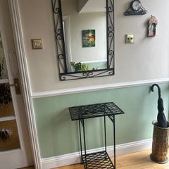Mirror and table