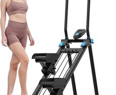 Stair Stepper Foldable Stairmaster Machine for Home Gym Workout, 160kg Load-Bearing Capacity Cardio Stair Climber with Low Noise