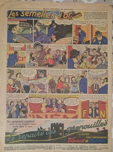 17x rare 1950 fripounet & marisette - inc. christmas eve issue #52