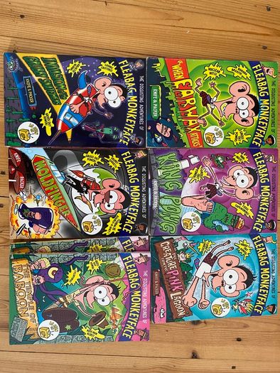 Fleabag Monkeyface Book Bundle 7 Books Includes Duplicate Volume