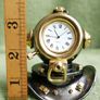 Vintage Brass Black Nautical Diver Helmet Clock -Helmet Quartz Clock Image 8