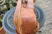 old leather suitcase