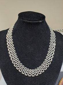 Vintage Avon Silver Tone Multi-Strand Necklace