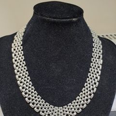 Vintage Avon Silver Tone Multi-Strand Necklace