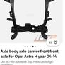 Axle body axle carrier front front axle for Opel Astra H year 04-14 Image 4