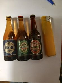 3 miniature  bottles