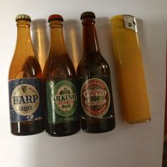 3 miniature  bottles