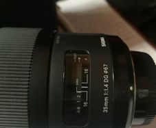 Sigma art lens 35mm f1.4