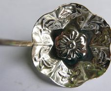 Vintage Fruit Berry Design Silver Plated Mayell  Jam Spoon