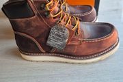 Leather Moc Toe  Boots,  UK 10.5 EU 45.5