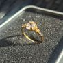 Beautiful Gold-plated S925 Sterling Silver Ring Image 2