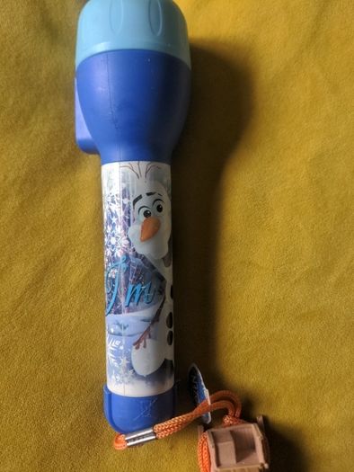 Disney FROZEN OLAF torch with sleigh keychain