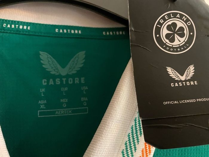 Castore Jersey FAI home size L brand new