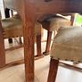 Jacobean / Tudor Style Solid Oak Extendable Dining Table + 4 Chairs Image 3