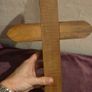 Vintage Wooden "Last Rites" Crucifix Image 6