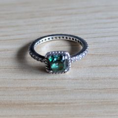 Pandora Timeless Elegance Green Ring