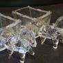 Vintage 1950s Pressed Glass Horses Image 4