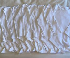 8 long sleeved vests 6-9 months