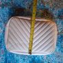 Shein White Chevron Quilted Crossbody Chain Bag Image 2