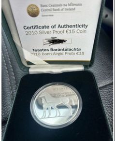 Ireland - Irish Animals Silver Proof 3 x Coins - Horse - Salmon - Hound