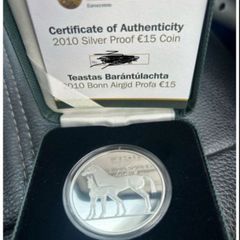 Ireland - Irish Animals Silver Proof 3 x Coins - Horse - Salmon - Hound