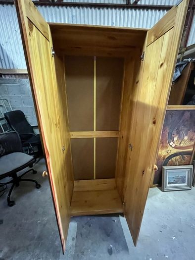 Pine wardrobe