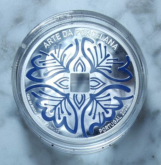 Portugal 5 Euro Silver (.925) Proof Coin 2022 - The Art of Porcelain - Portugal and the East