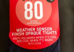 Pennys girls navy 80 denier tights size small