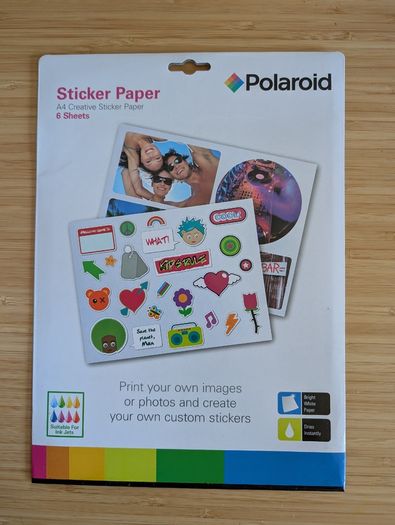 82 Packs of Polaroid A4 Sticker Paper Bulk Craft Lot