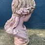 Large Vintage reconstituted stone Greek lady bust Image 5