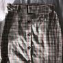 Penney's check button detail midi skirt Image 3