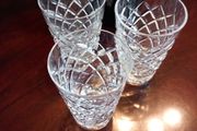 Set of 3 Waterford Crystal Whiskey Glasses