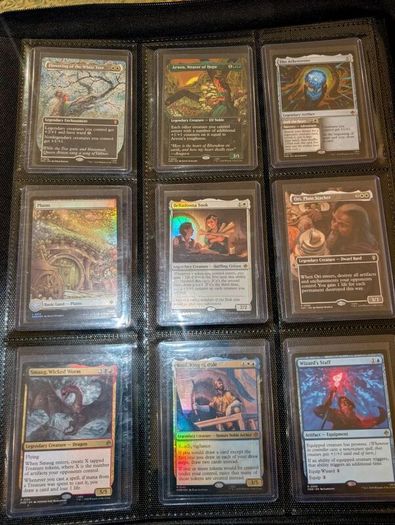 Magic The Gathering The Hobbit cards, surge foil, foil, mythics