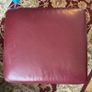 Burgundy Ottoman Image 2