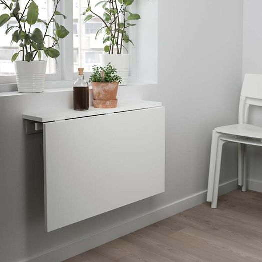 IKEA white folding desk